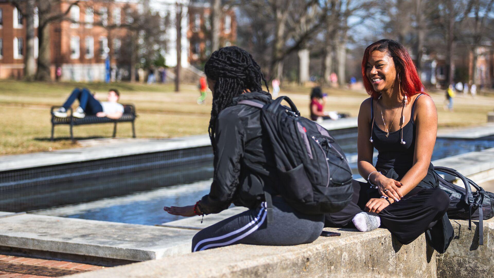Students outdoors
